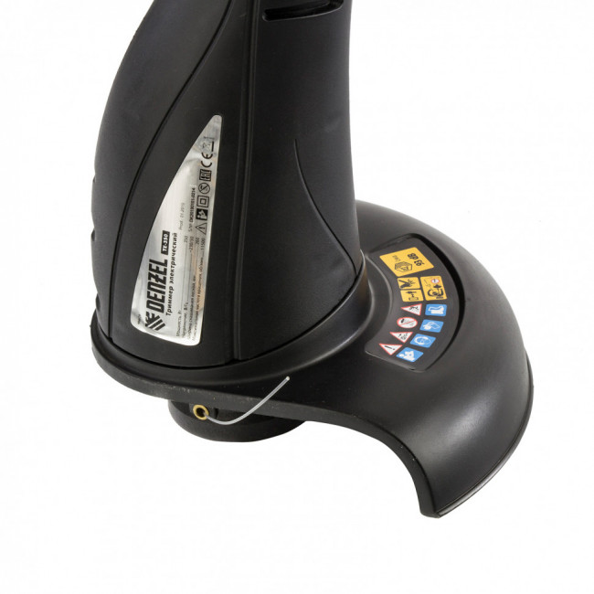 Триммер электрический TE-350, 350 Вт, 260 мм, катушка полуавтоматическая Denzel Триммер электрический TE-350, 350 Вт, 260 мм, катушка полуавтоматическая Denzel