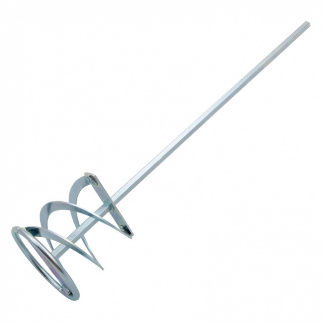 Миксер для красок и штукатурных смесей, 80 х 400 мм, оцинкованный, шестигранный хвостовик 8 мм Denzel ( 848447 ) Миксер для красок и штукатурных смесей, 80 х 400 мм, оцинкованный, шестигранный хвостовик 8 мм Denzel ( 848447 )