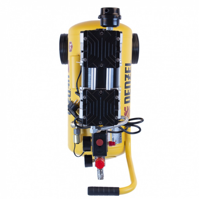 Компрессор DLS950/24 безмаслянный малошумный 950 Вт, 165 л/мин, ресивер 24 л Denzel Компрессор DLS950/24 безмаслянный малошумный 950 Вт, 165 л/мин, ресивер 24 л Denzel