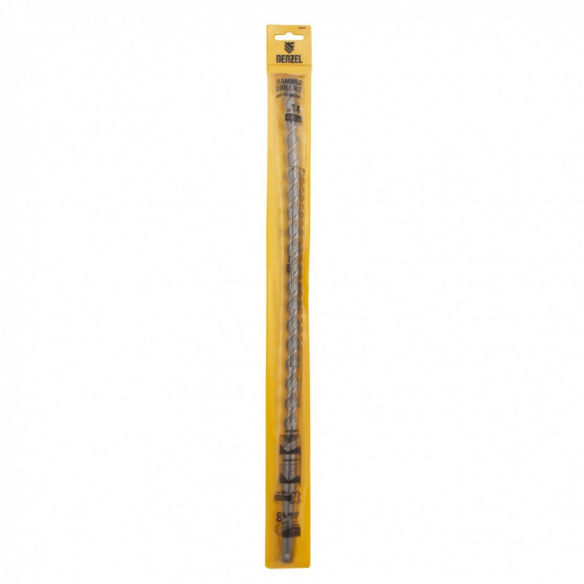 Бур по бетону, двойная спираль, три пылеотводящие кромки, 14 x 460 мм DENZEL ( 705034 )