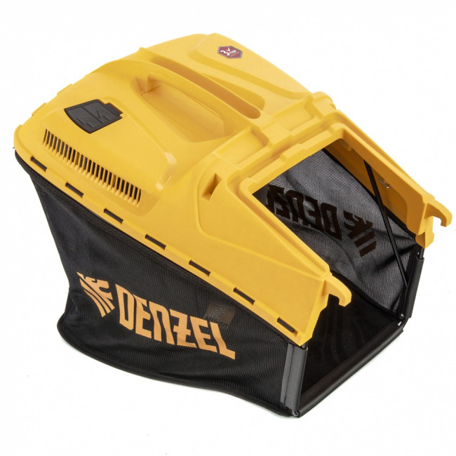 Газонокосилка бензиновая GLD-460, 146 куб.см, ширина 46 см, ручная, 7 уровней, травосборник 50 л Denzel