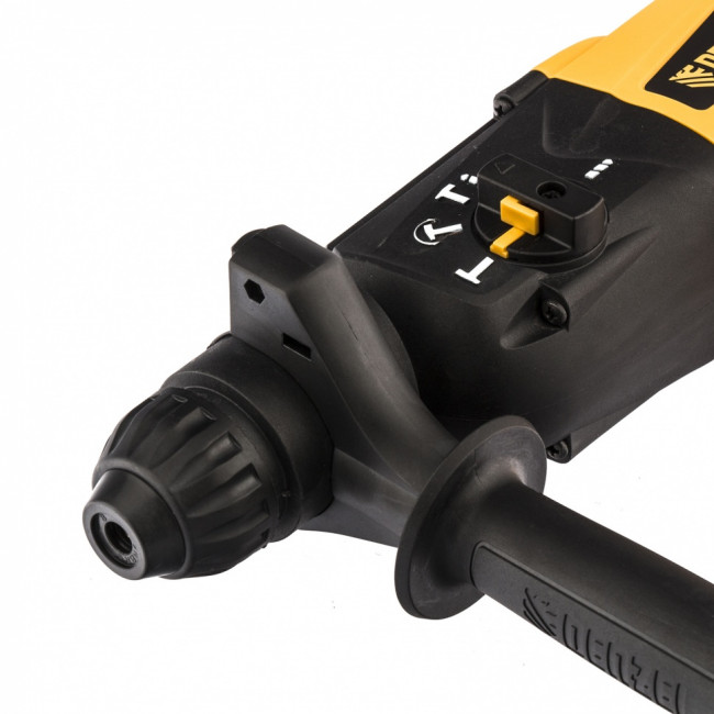 Перфоратор электрический RH-1050-26, SDS-plus, 1050 Вт, 3.2 Дж, 3 плюс 1 режим Denzel Перфоратор электрический RH-1050-26, SDS-plus, 1050 Вт, 3.2 Дж, 3 плюс 1 режим Denzel