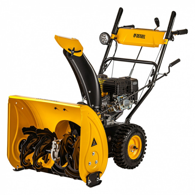 Бензиновая снегоуборочная машина SBM 610, 212 cc, ручной старт, фара Denzel ( 97653 )