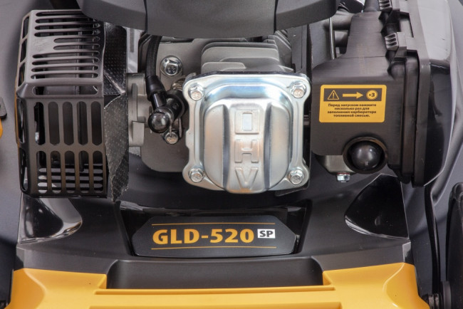 Газонокосилка бензиновая GLD-520SP, 196 куб.см, ширина 52 см, привод, 7 уровней,травосборник 60 л Denzel Газонокосилка бензиновая GLD-520SP, 196 куб.см, ширина 52 см, привод, 7 уровней,травосборник 60 л Denzel