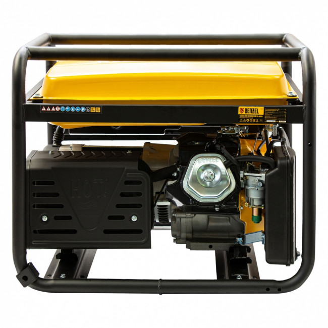 Генератор бензиновый GE 8900, 8.5 кВт, 220 В/50 Гц, 25 л, ручной старт Denzel Генератор бензиновый GE 8900, 8.5 кВт, 220 В/50 Гц, 25 л, ручной старт Denzel