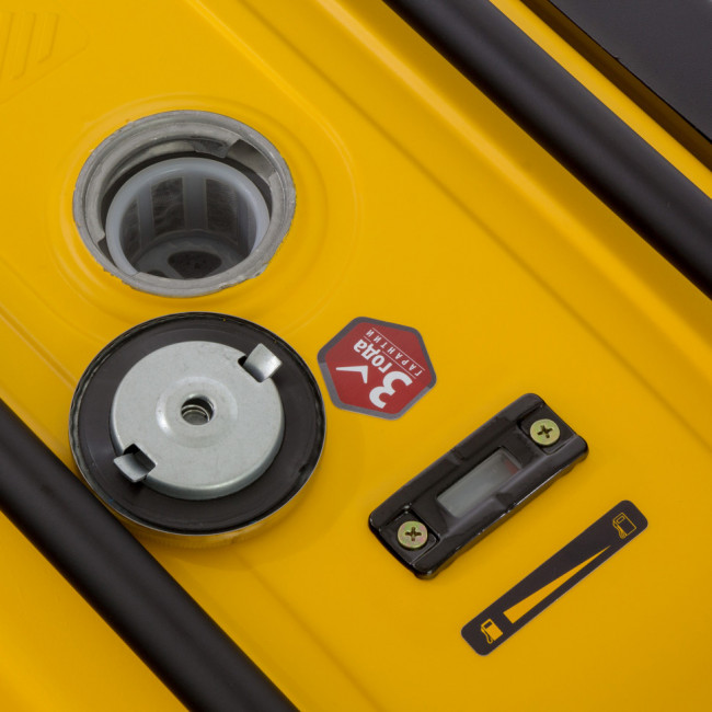 Генератор бензиновый PS 25, 2.5 кВт, 230 В, 15 л, ручной стартер Denzel Генератор бензиновый PS 25, 2.5 кВт, 230 В, 15 л, ручной стартер Denzel