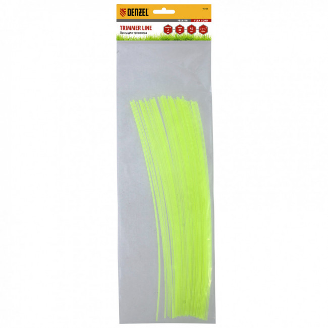 Леска для триммера, круглая нарезанная 2 мм х 30 см, 50 шт Flex cord Denzel Леска для триммера, круглая нарезанная 2 мм х 30 см, 50 шт Flex cord Denzel