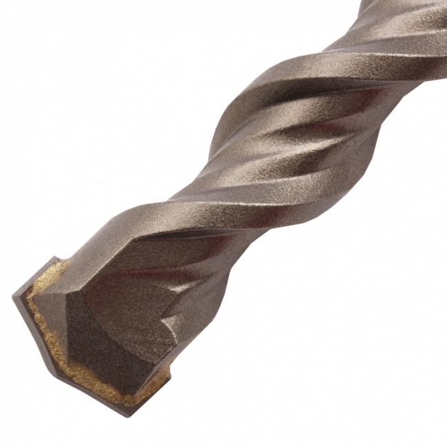 Бур по бетону, двойная спираль, три пылеотводящие кромки, 16 x 260 мм DENZEL ( 705038 )