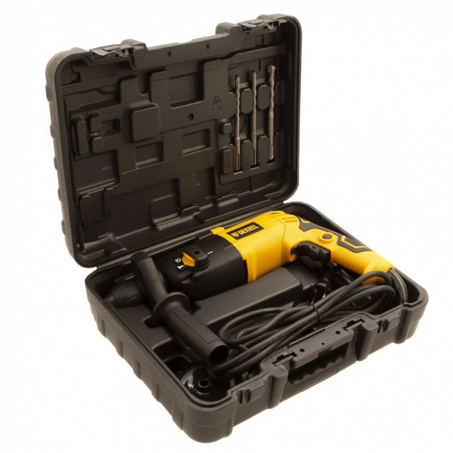 Перфоратор электрический RH-750-24, SDS-plus, 750 Вт, 2.5 Дж, 3 режима Denzel