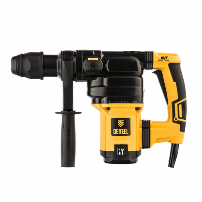 Перфоратор электрический RHV-1050-38-max, SDS-max, 1050 Вт, 10 Дж, 2 плюс 1 режим Denzel