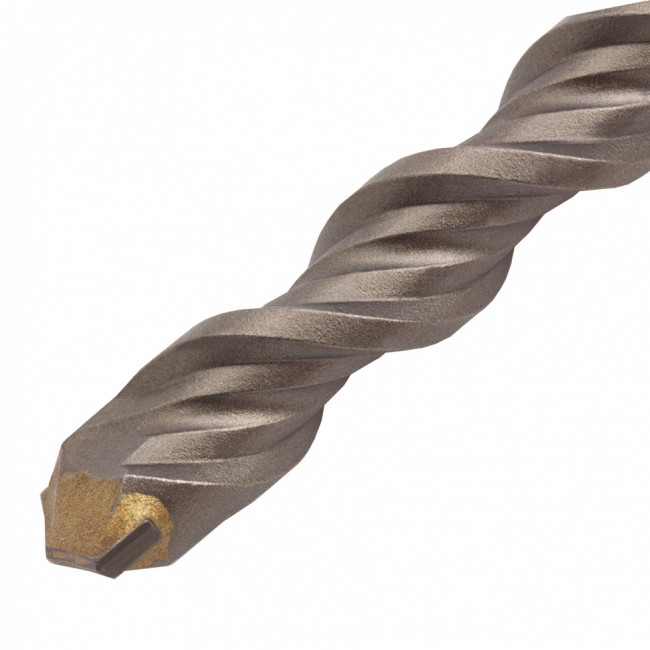 Бур по бетону, двойная спираль, три пылеотводящие кромки, 16 x 460 мм DENZEL ( 705040 )