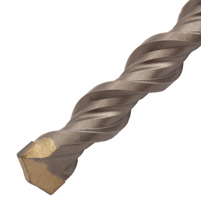 Бур по бетону, двойная спираль, три пылеотводящие кромки, 16 x 600 мм DENZEL ( 705042 )