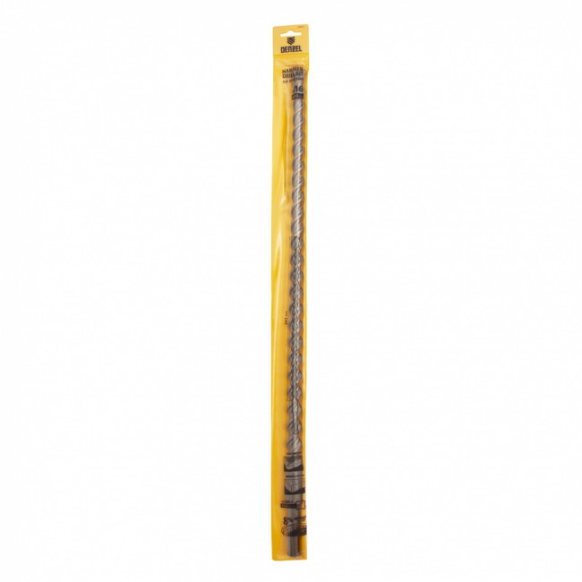 Бур по бетону, двойная спираль, три пылеотводящие кромки, 16 x 600 мм DENZEL ( 705042 )