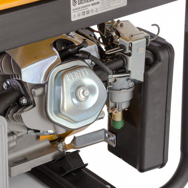 Генератор бензиновый PS 70 EA, 7.0 кВт, 230 В, 25 л, коннектор автоматики, электростартер Denzel Генератор бензиновый PS 70 EA, 7.0 кВт, 230 В, 25 л, коннектор автоматики, электростартер Denzel