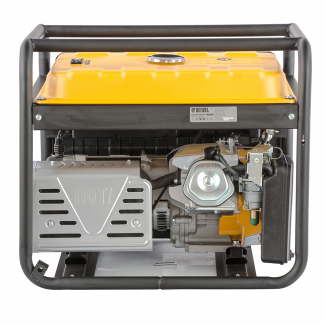 Генератор бензиновый PS 70 EA, 7.0 кВт, 230 В, 25 л, коннектор автоматики, электростартер Denzel Генератор бензиновый PS 70 EA, 7.0 кВт, 230 В, 25 л, коннектор автоматики, электростартер Denzel