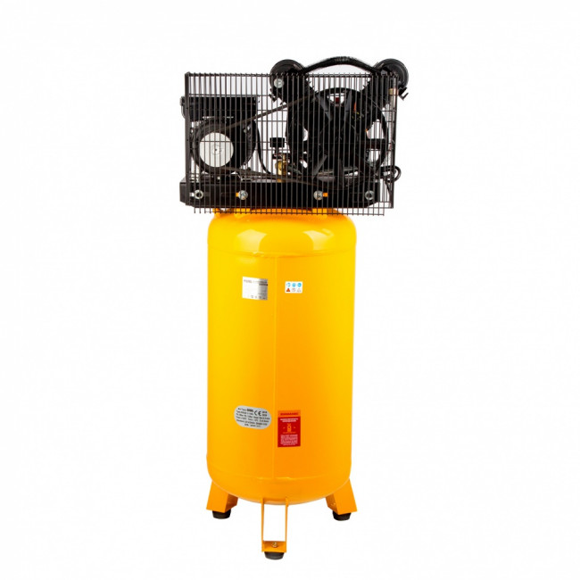 Компрессор DRV2200/100V, масляный ременный, с вертикальным ресивером, 10 бар, производительность 440 л/м, мощность 2.2 кВт Denzel Компрессор DRV2200/100V, масляный ременный, с вертикальным ресивером, 10 бар, производительность 440 л/м, мощность 2.2 кВт Denzel