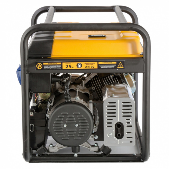 Генератор бензиновый PS 80 EA, 8.0 кВт, 230 В, 25 л, коннектор автоматики, электростартер Denzel Генератор бензиновый PS 80 EA, 8.0 кВт, 230 В, 25 л, коннектор автоматики, электростартер Denzel