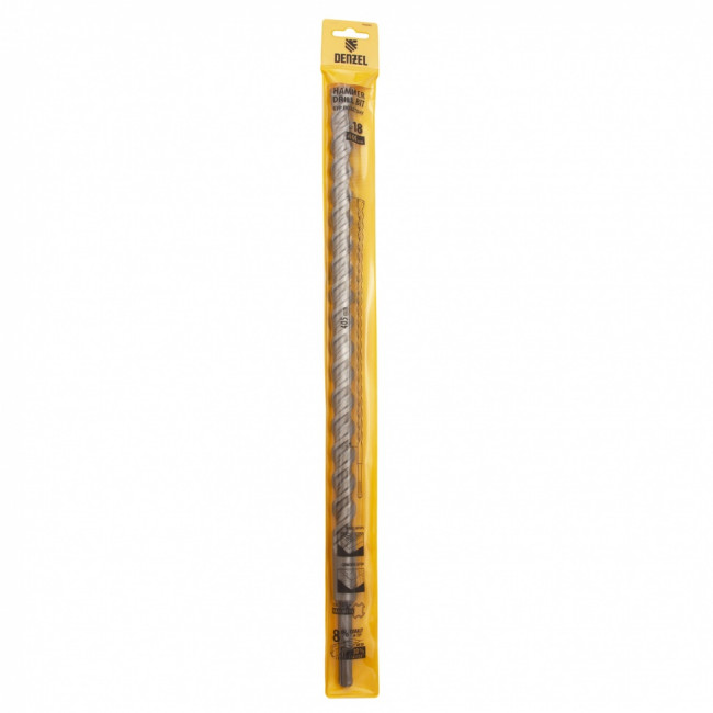 Бур по бетону, двойная спираль, три пылеотводящие кромки, 18 x 460 мм DENZEL ( 705045 ) Бур по бетону, двойная спираль, три пылеотводящие кромки, 18 x 460 мм DENZEL ( 705045 )