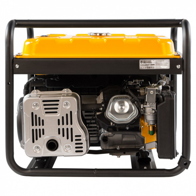 Генератор бензиновый PS 90 EA, 9.0 кВт, 230В, 25 л, коннектор автоматики, электростартер Denzel