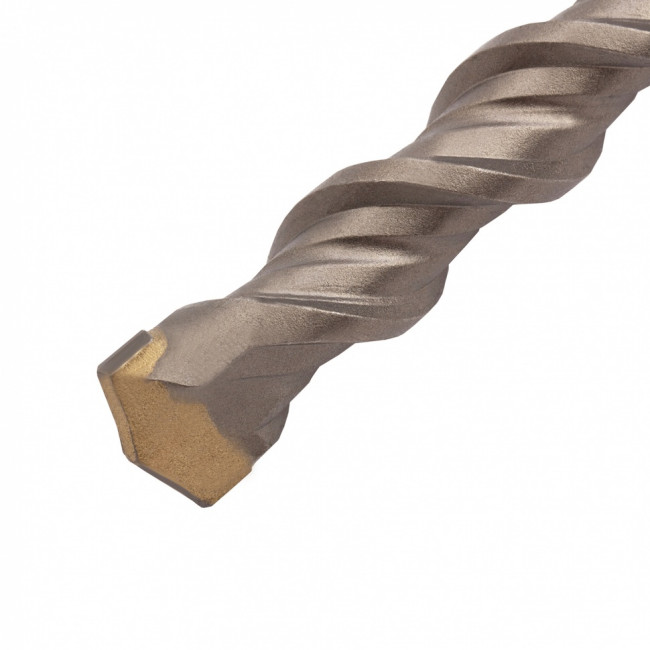 Бур по бетону, двойная спираль, три пылеотводящие кромки, 18 x 600 мм DENZEL ( 705046 )