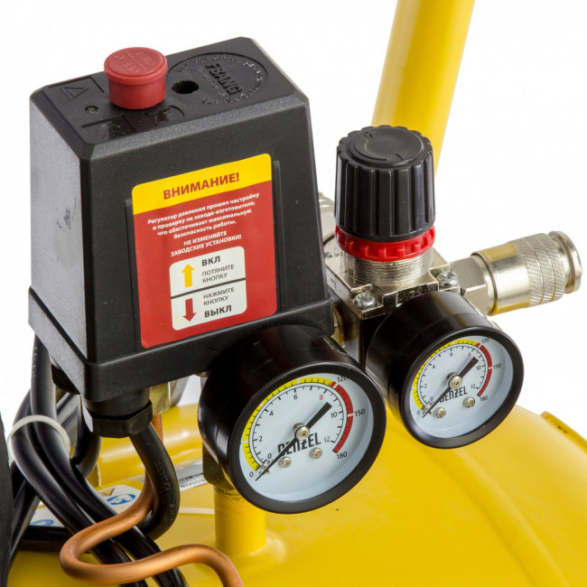 Компрессор воздушный DK1800/50, Х-PRO 1.8 кВт, 280л/мин, 50л Denzel Компрессор воздушный DK1800/50, Х-PRO 1.8 кВт, 280л/мин, 50л Denzel