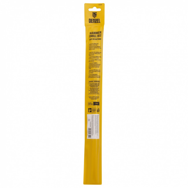Бур по бетону, двойная спираль, три пылеотводящие кромки, 20 x 310 мм DENZEL ( 705048 ) Бур по бетону, двойная спираль, три пылеотводящие кромки, 20 x 310 мм DENZEL ( 705048 )