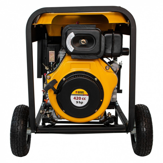 Генератор дизельный DD6300Е, 5.0 кВт, 220 В/50 Гц, 15 л, электростартер Denzel Генератор дизельный DD6300Е, 5.0 кВт, 220 В/50 Гц, 15 л, электростартер Denzel