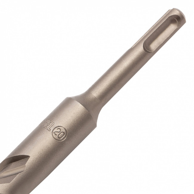 Бур по бетону, двойная спираль, три пылеотводящие кромки, 20 x 460 мм DENZEL ( 705049 ) Бур по бетону, двойная спираль, три пылеотводящие кромки, 20 x 460 мм DENZEL ( 705049 )