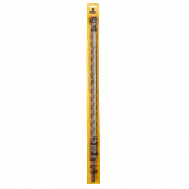 Бур по бетону, двойная спираль, три пылеотводящие кромки, 20 x 460 мм DENZEL ( 705049 ) Бур по бетону, двойная спираль, три пылеотводящие кромки, 20 x 460 мм DENZEL ( 705049 )