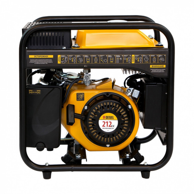 Генератор инверторный GT-2500iF, 2.5 кВт, 230 В, бак 5 л, открытый корпус, ручной старт Denzel ( 94704 ) Генератор инверторный GT-2500iF, 2.5 кВт, 230 В, бак 5 л, открытый корпус, ручной старт Denzel ( 94704 )