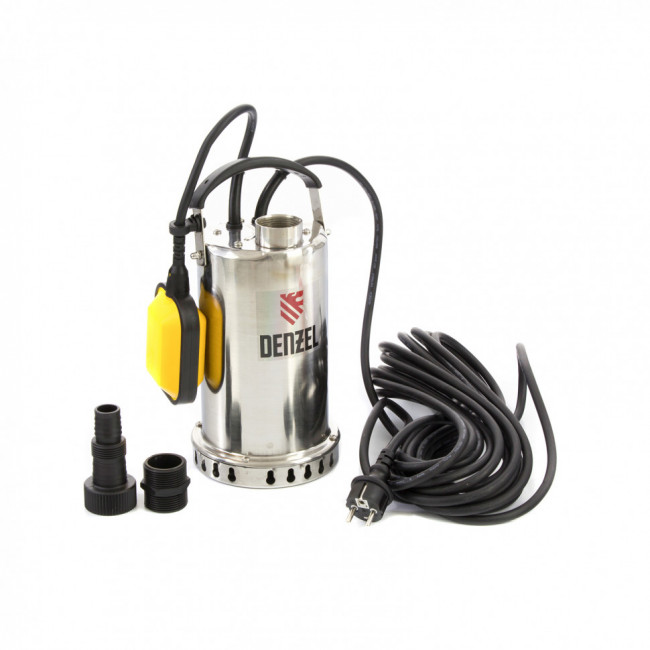 Дренажный насос DP600X, 600 Вт, подъем 7.5 м, 8500 л/ч Denzel