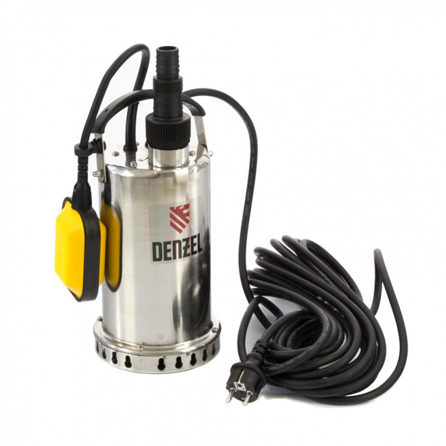 Дренажный насос DP600X, 600 Вт, подъем 7.5 м, 8500 л/ч Denzel