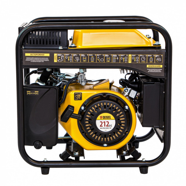 Генератор инверторный GT-3500iF, 3.5 кВт, 230 В, бак 5 л, открытый корпус, ручной старт Denzel ( 94705 ) Генератор инверторный GT-3500iF, 3.5 кВт, 230 В, бак 5 л, открытый корпус, ручной старт Denzel ( 94705 )