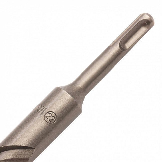 Бур по бетону, двойная спираль, три пылеотводящие кромки, 22 x 460 мм DENZEL ( 705054 ) Бур по бетону, двойная спираль, три пылеотводящие кромки, 22 x 460 мм DENZEL ( 705054 )