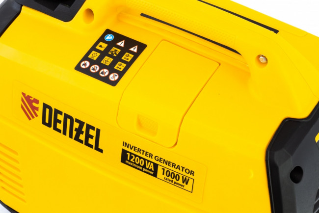Генератор инверторный GT-1200iS, 1.2 кВт, 230 В, бак 2.4 л, закрытый корпус, ручной старт Denzel ( 94701 ) Генератор инверторный GT-1200iS, 1.2 кВт, 230 В, бак 2.4 л, закрытый корпус, ручной старт Denzel ( 94701 )