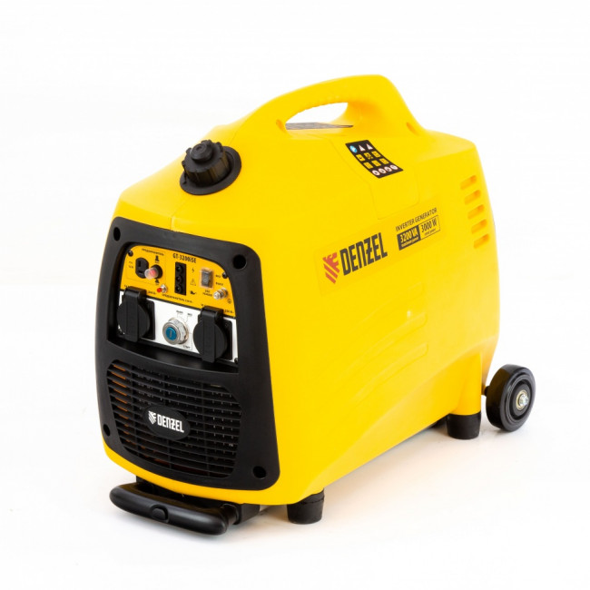 Генератор инверторный GT-3200iSE, 3.2 кВт, 230 В, бак 6 л, закрытый корпус, электростартер Denzel ( 94703 ) Генератор инверторный GT-3200iSE, 3.2 кВт, 230 В, бак 6 л, закрытый корпус, электростартер Denzel ( 94703 )