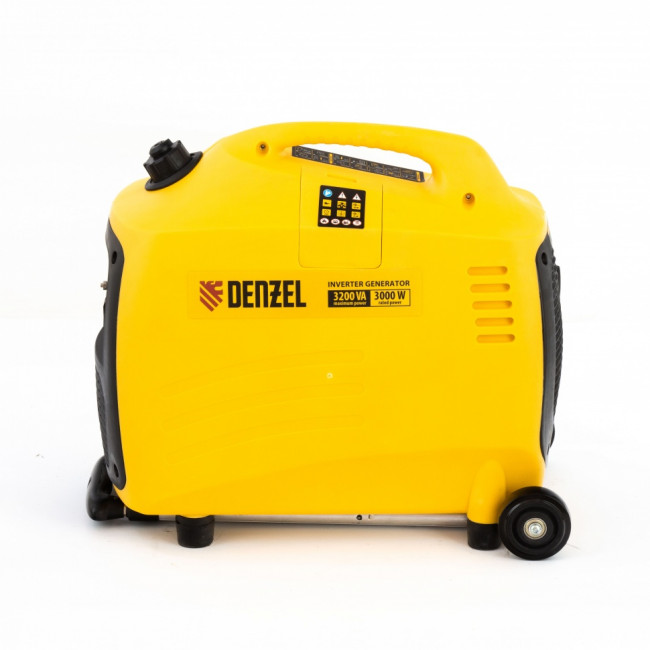 Генератор инверторный GT-3200iSE, 3.2 кВт, 230 В, бак 6 л, закрытый корпус, электростартер Denzel ( 94703 ) Генератор инверторный GT-3200iSE, 3.2 кВт, 230 В, бак 6 л, закрытый корпус, электростартер Denzel ( 94703 )