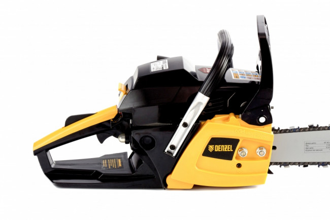 Пила цепная бензиновая DGS-5218, шина 45 см, 52 см3, 3.5 л.с, шаг 0.325, паз 1.5 мм, 72 звена Denzel Пила цепная бензиновая DGS-5218, шина 45 см, 52 см3, 3.5 л.с, шаг 0.325, паз 1.5 мм, 72 звена Denzel