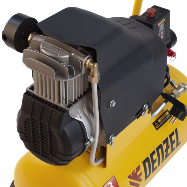 Компрессор воздушный DLC1300/24 безмасляный 1.3 кВт, 24 литра, 206 л/мин Denzel ( 58171 ) Компрессор воздушный DLC1300/24 безмасляный 1.3 кВт, 24 литра, 206 л/мин Denzel ( 58171 )