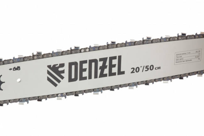 Пила цепная бензиновая DGS-5820, шина 50 см, 58 см3, 4.1 л.с, шаг 0.325, паз 1.5 мм, 76 звеньев Denzel Пила цепная бензиновая DGS-5820, шина 50 см, 58 см3, 4.1 л.с, шаг 0.325, паз 1.5 мм, 76 звеньев Denzel