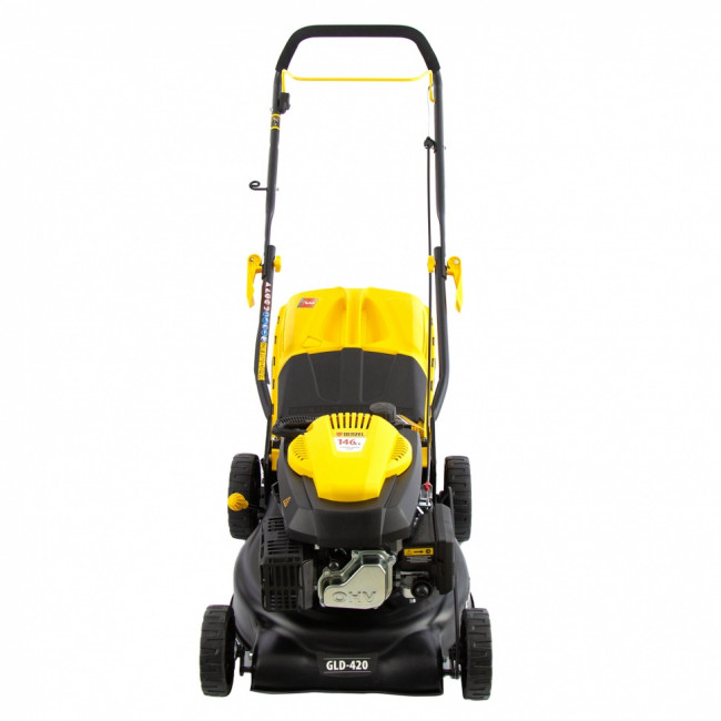 Газонокосилка бензиновая GLD-420, 146 см3, ширина 42 см, 40 л Denzel ( 58805 )