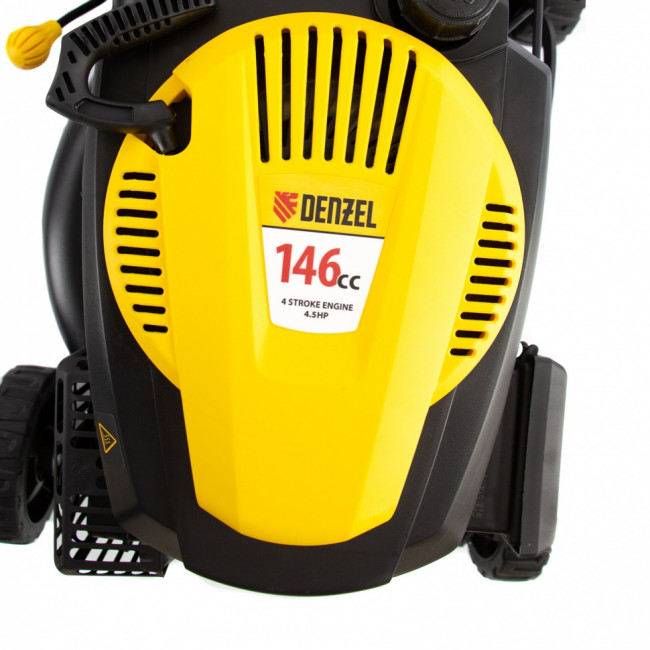 Газонокосилка бензиновая GLD-420, 146 см3, ширина 42 см, 40 л Denzel ( 58805 )