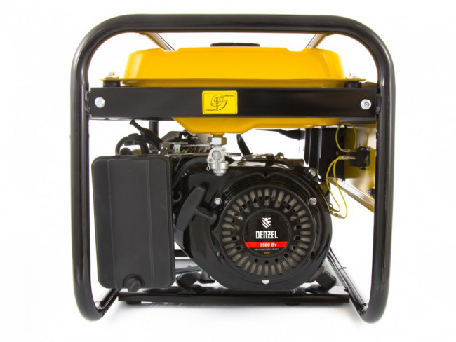 Генератор бензиновый GE 4000, 3,5 кВт, 220 В/50 Гц, 15 л, ручной старт Denzel, ( 94682 ) Генератор бензиновый GE 4000, 3,5 кВт, 220 В/50 Гц, 15 л, ручной старт Denzel, ( 94682 )