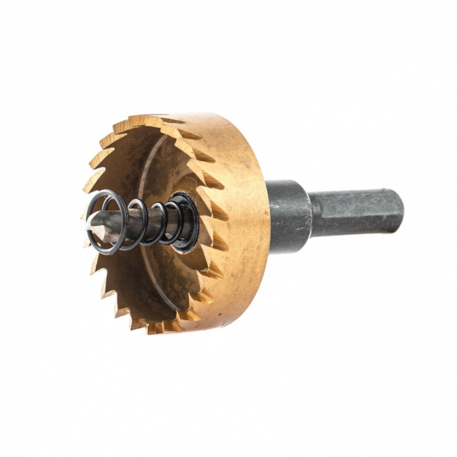 Коронка по металлу HSS, 40 мм, нитридтитановое покрытие Denzel ( 724112 )