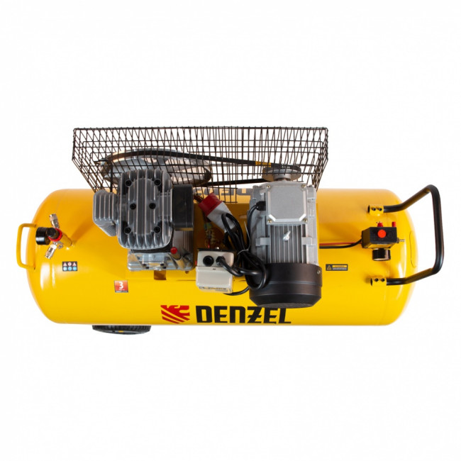 Компрессор воздушный BCI3000-T/200, ременный привод , 3.0 кВт, 200 литров, 530 л/мин Denzel ( 58119 ) Компрессор воздушный BCI3000-T/200, ременный привод , 3.0 кВт, 200 литров, 530 л/мин Denzel ( 58119 )