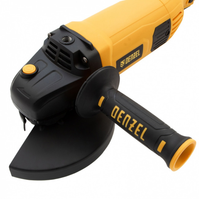 Машина шлифовальная угловая AG180-2000, 2000 Вт, 180 мм, 8500 об/мин Denzel