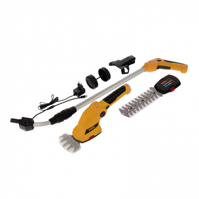 Ножницы-кусторез с телескопической штангой аккумуляторные G801E с акк. 7.2В Li-Ion 1.5 Ач Denzel ( 96815 )