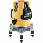 Уровень лазерный LX3, 10 м, ± 0,3 мм/1 м, 635 нм, 4 вертикальных, 1 горизонтальная плоскости, резьба 5/8" Denzel, ( 35070 )