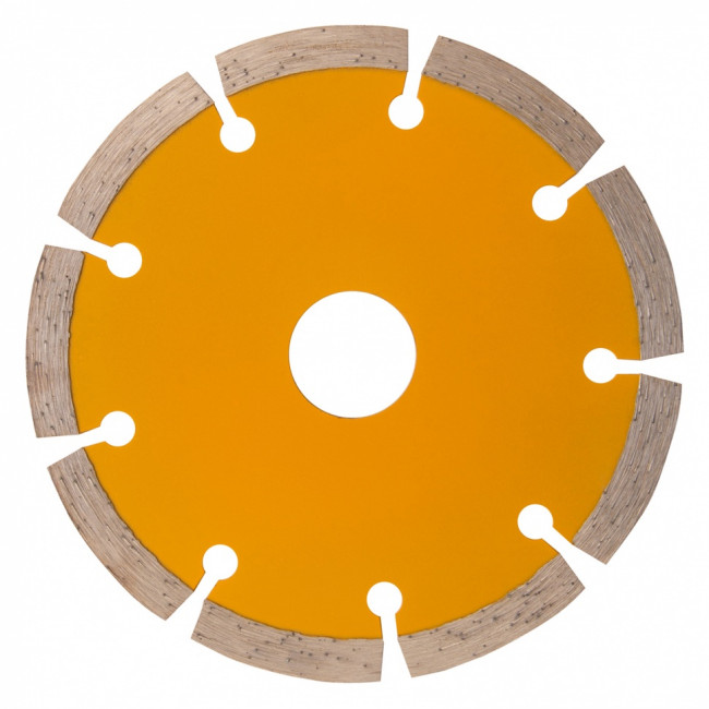 Диск алмазный, отрезной сегментный, 115 х 22.2 мм, сухая резка Denzel Диск алмазный, отрезной сегментный, 115 х 22.2 мм, сухая резка Denzel