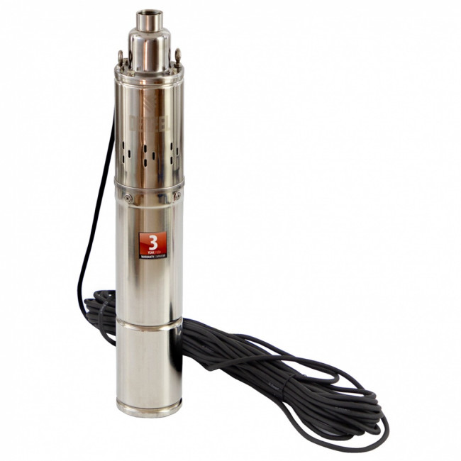 Скважинный насос DWS-4-100, винтовой, диаметр 4&quot;, 800 Вт, 1700 л/ч, напор 100 м Denzel
